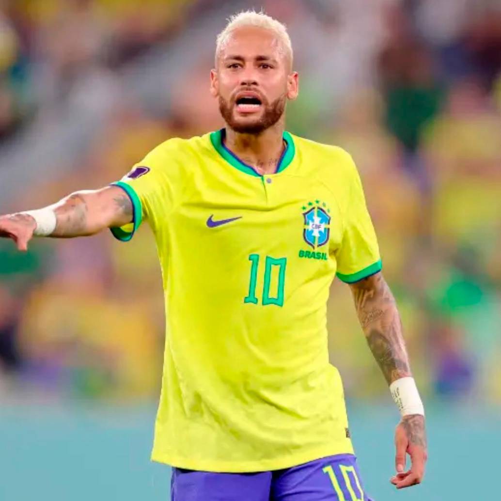 El delantero brasileño Neymar no juega con la Selección de su país desde octubre del 2023. Se lesionó en un duelo ante Uruguay en Montevideo. Foto: Getty