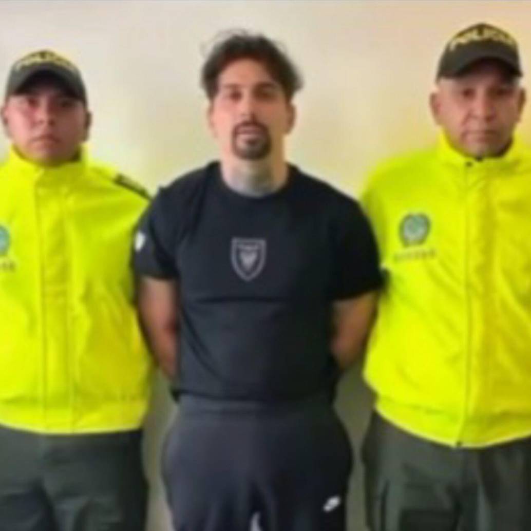 Alias Dollarino fue capturado gracias a la cooperación entre la Policía Nacional y autoridades de Italia y Reino Unido. Foto: Captura de video Policía. 