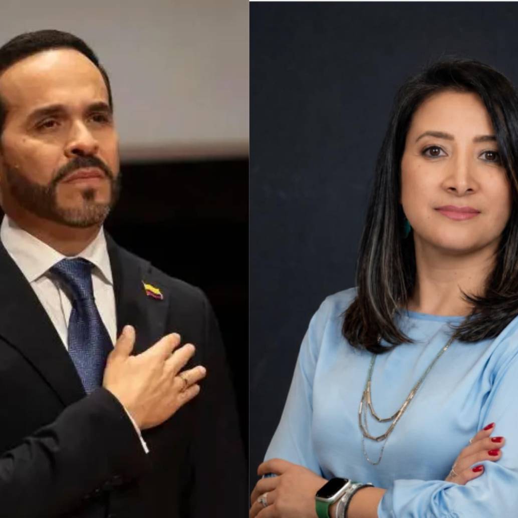 Abelardo de la Espriella y Claudia Benavides, ministra de Ciencias designada. Foto: Colprensa/Redes sociales