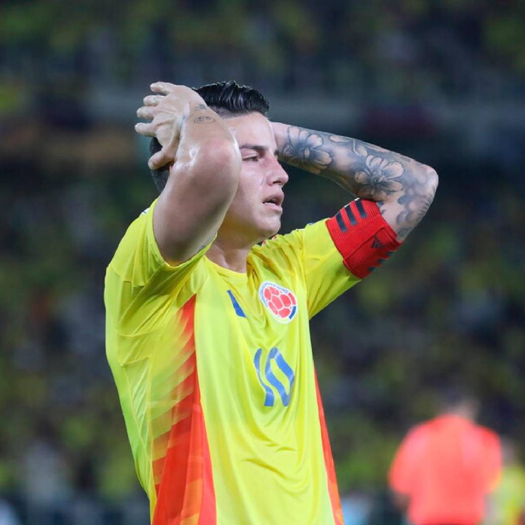 James Rodríguez no siente presión más allá de las tres derrotas seguidas de Colombia y dice que contra Paraguay es obligación ganar. FOTO COLPRENSA