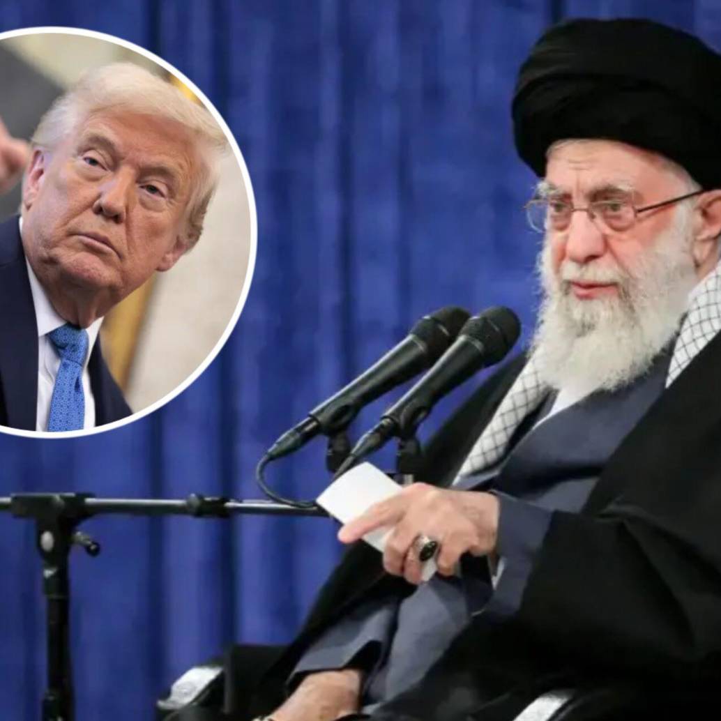 Ali Jamenei ya había recibido advertencias por parte de autoridades de Israel, las cuales fueron recordadas por Donald Trump. Fotos: AFP y Getty Images