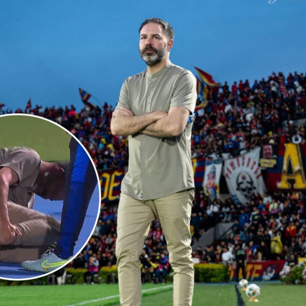 El técnico Jonathan Risueño es el actual entrenador del Deportivo Pasto, quien es segundo en la Liga BetPlay detrás de Atlético Nacional. FOTOS: Deportivo Pasto y captura video Win