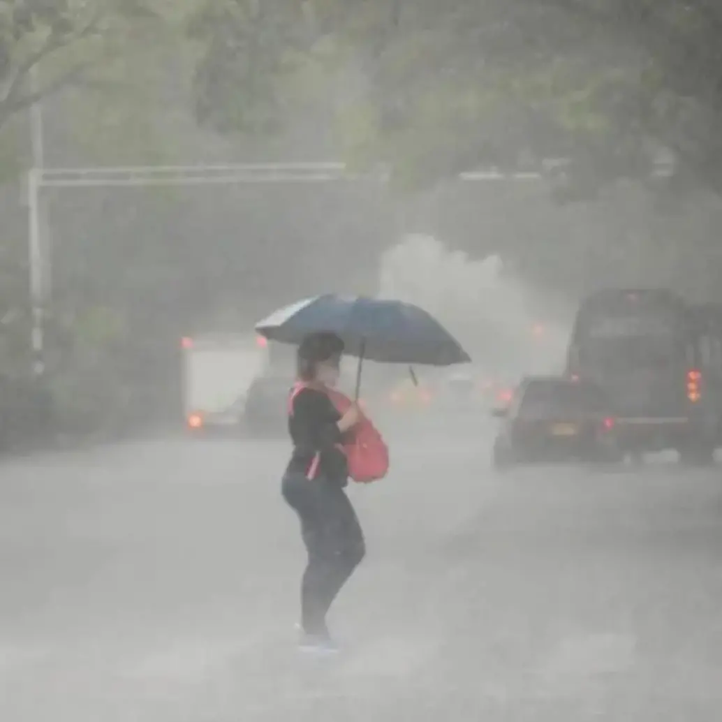 Autoridades reportaron tormenta eléctrica en Medellín y el Valle de Aburrá. FOTO: Cortesía