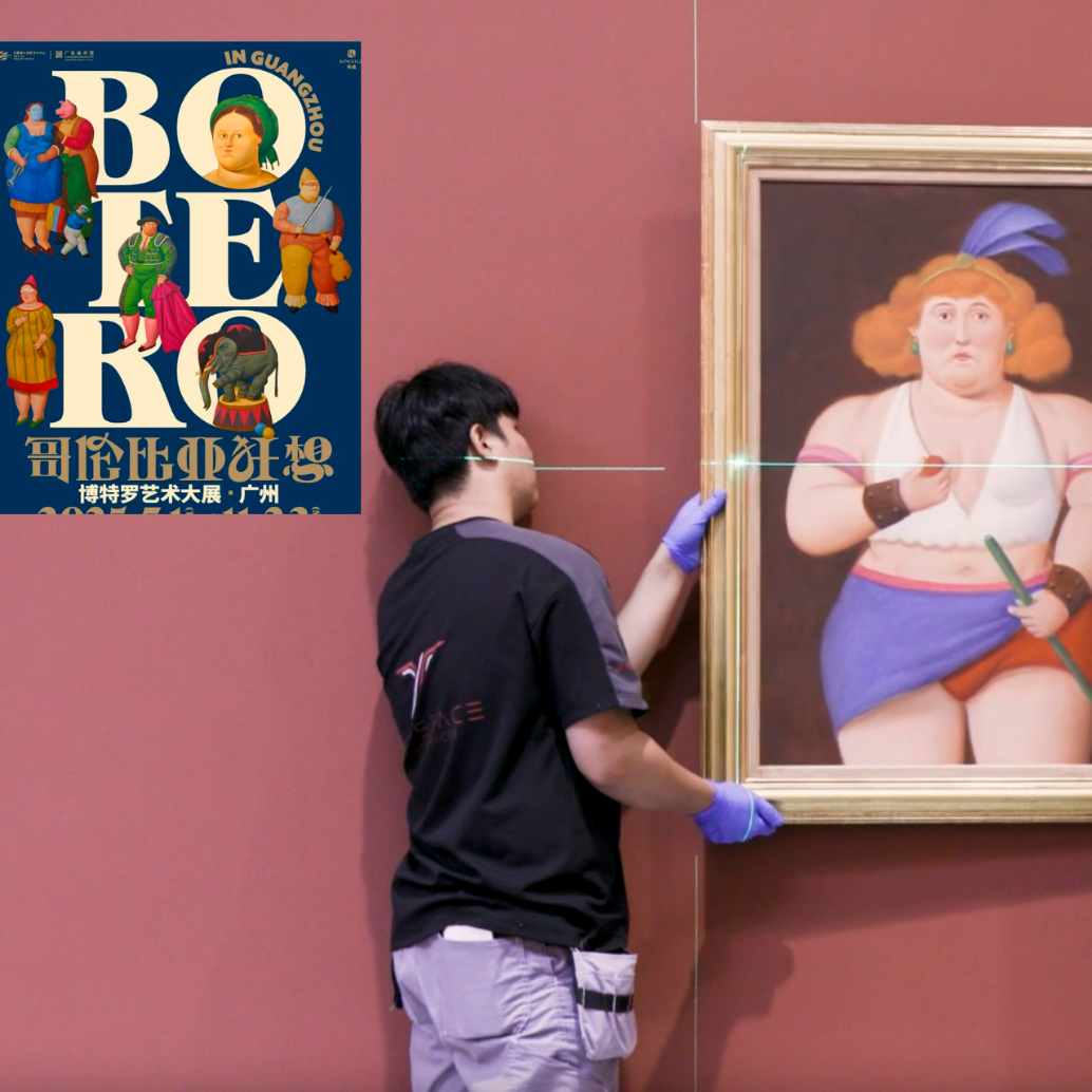 Las obras fueron montadas con mucha cautela y cuidado. FOTOS Colprensa y cortesía Guangdong Museum of Art