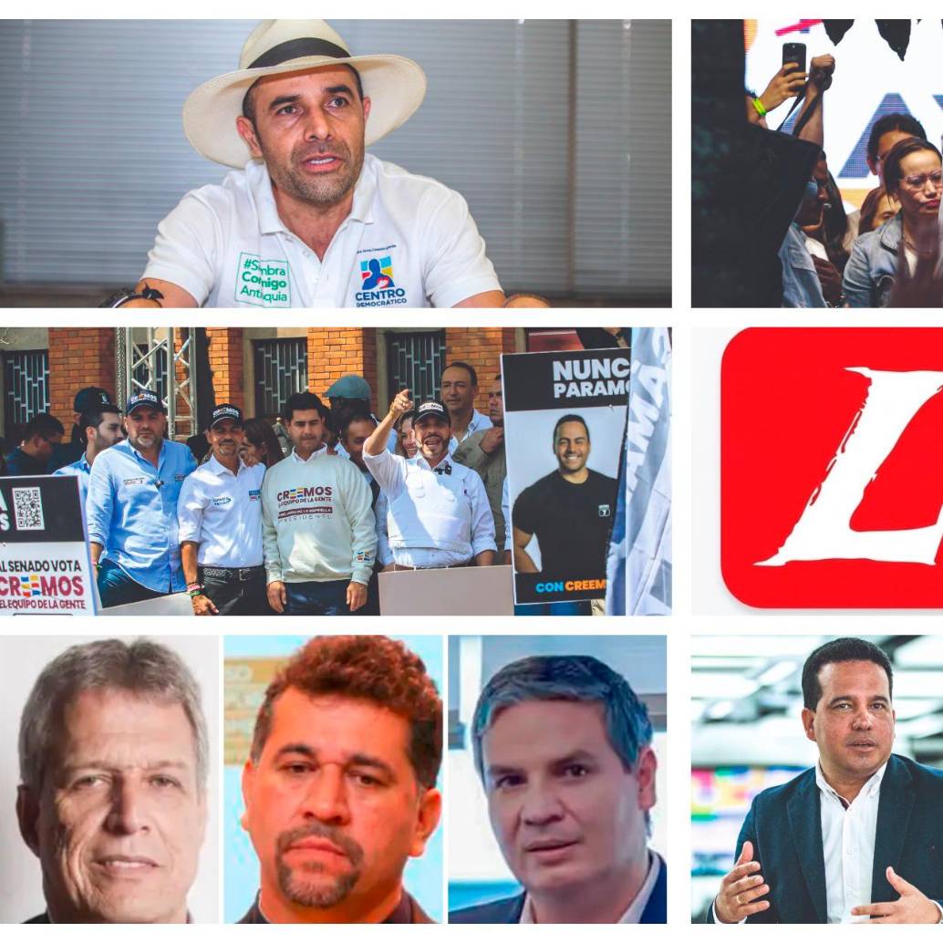 El Centro Democrático se fortaleció aún más, el Pacto Histórico se consolidó como la segunda fuerza en el bastión de la derecha en el país y el centro político quedó desdibujado en una nueva dinámica que se asemeja más a un bipartidismo. FOTO: EL COLOMBIANO