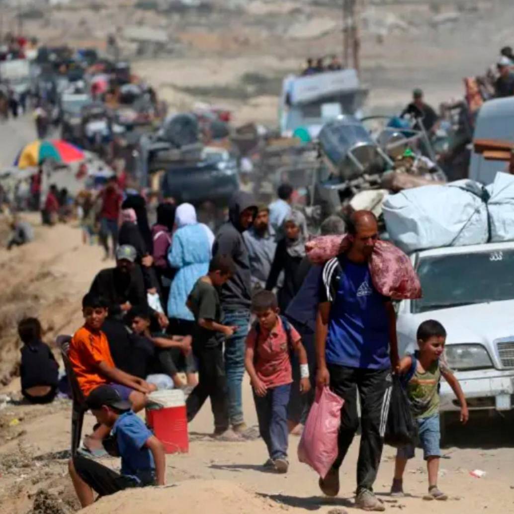 El ejército israelí controla aproximadamente el 75 % de la Franja de Gaza, y para llevar a cabo sus ataques contra Hamás, ha obligado a la población palestina a desplazarse constantemente. FOTO: AFP