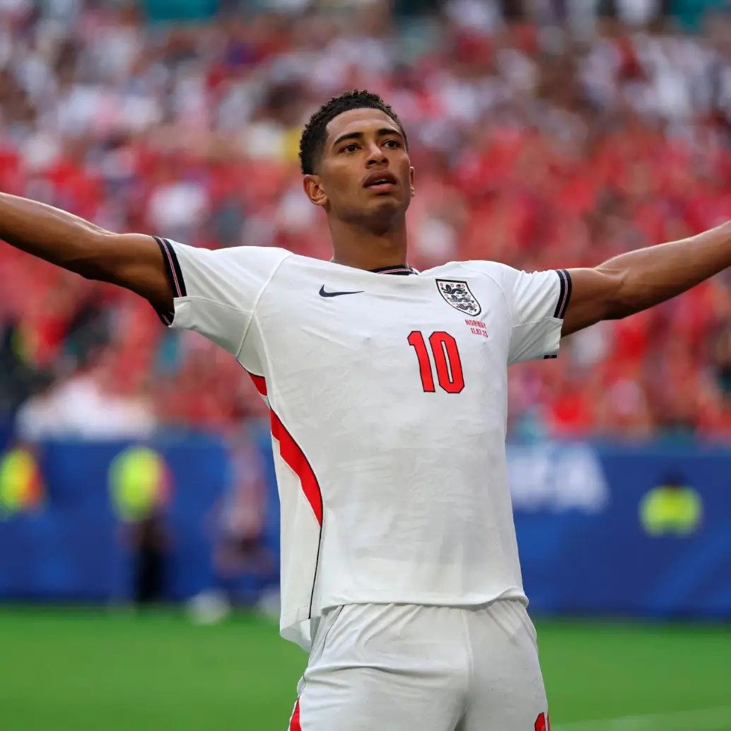 Bellingham, la gran figura del partido. FOTO: <b>X England</b>