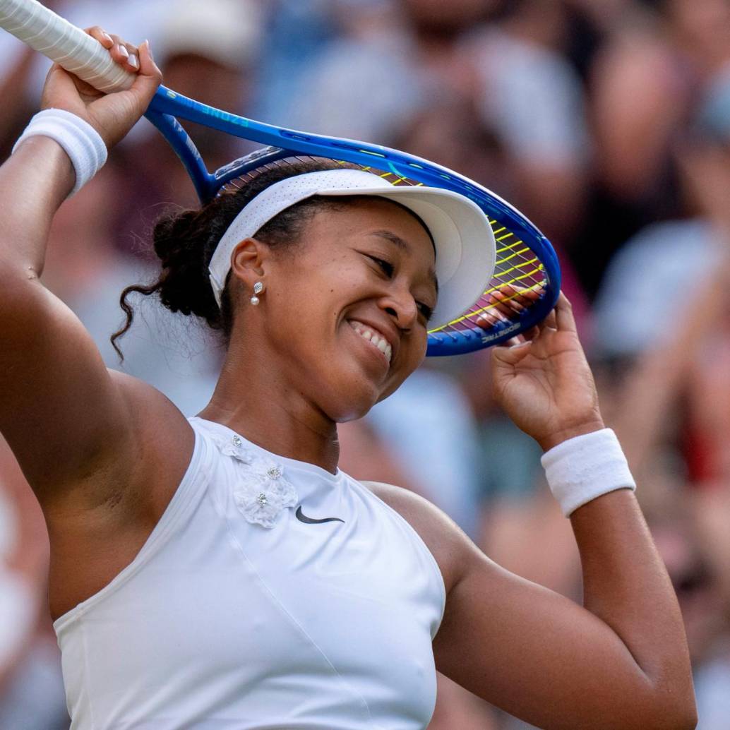 Naomi Osaka venció por primera vez a una jugadora top-10 en Wimbledon. FOTO: <b>Wimbledon</b>