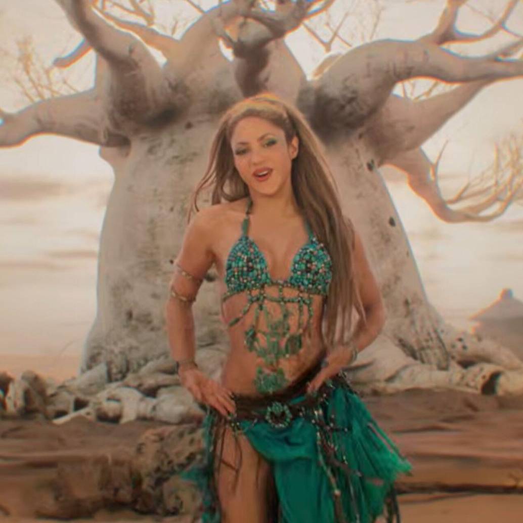 La cantante colombiana estrenó el video de la canción del Mundial tras semanas de expectativa. Foto: Captura video 