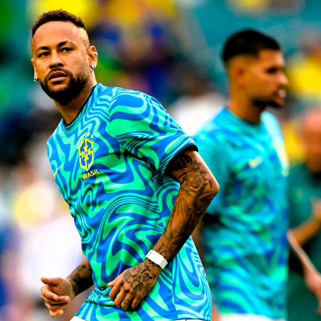 El futbolista brasileño Neymar, de 34 años, es una de las grandes figuras de Brasil. Foto: tomada del x de @FifaWorldCup