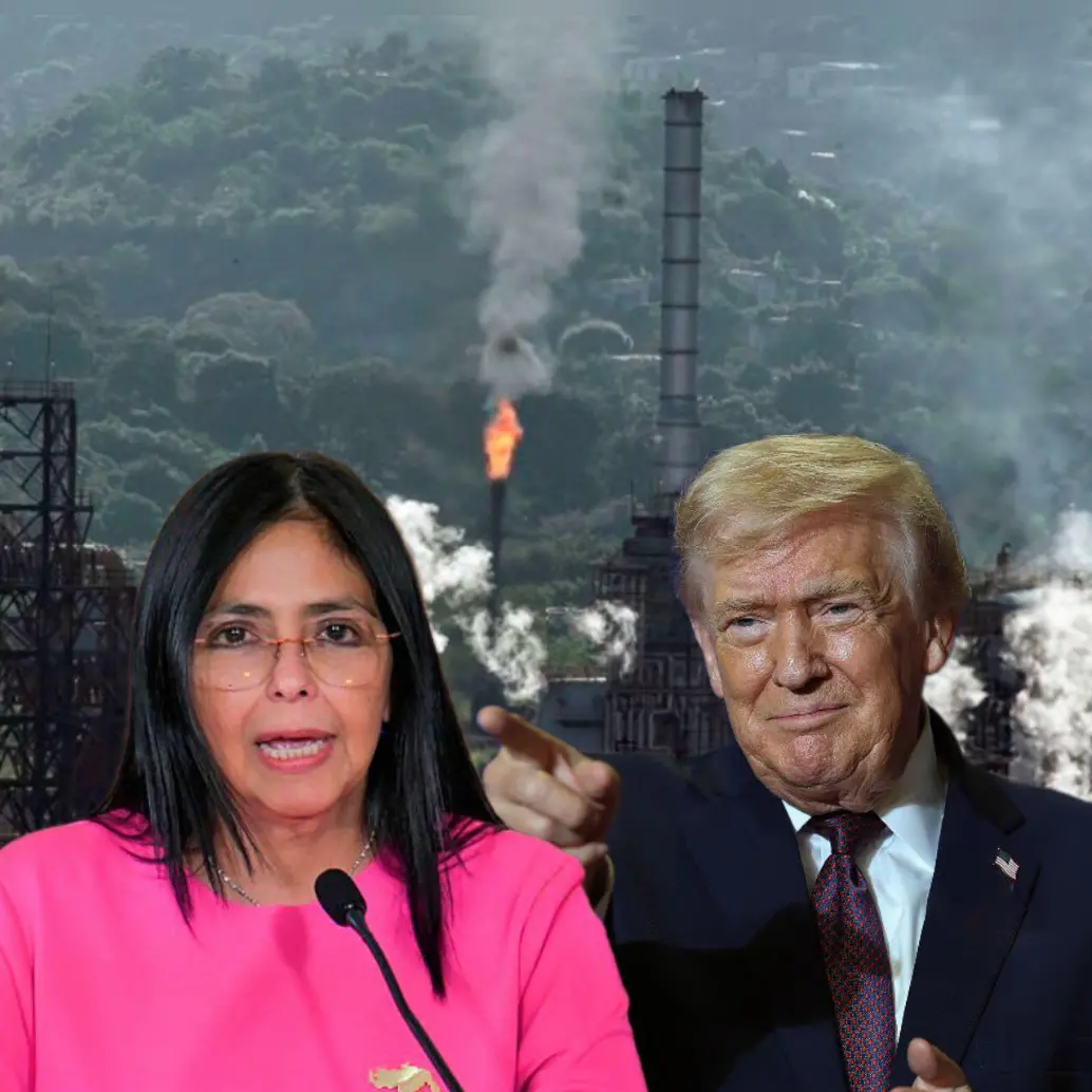 Para la presidenta interna, Delcy Rodríguez, Venezuela debe tener relaciones con todos los socios posibles, incluyendo Estados Unidos. Fotos: AFP y Getty Images