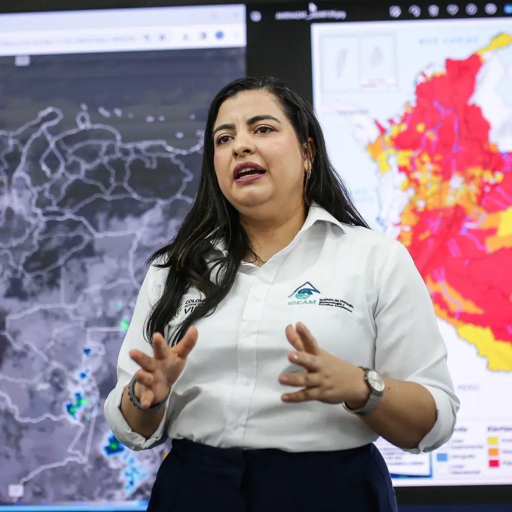 Ghisliane Echeverry Prieto, directora del Ideam. Foto: Colprensa - John Paz
