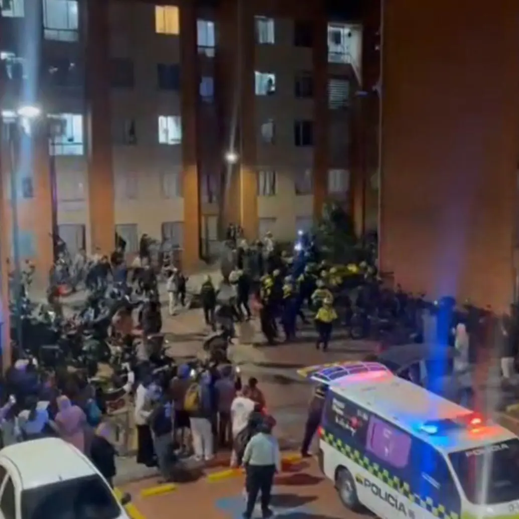 Comunidad de Usme enfurecida intentó linchar a un adolescente de 14 años. Foto: Captura de video