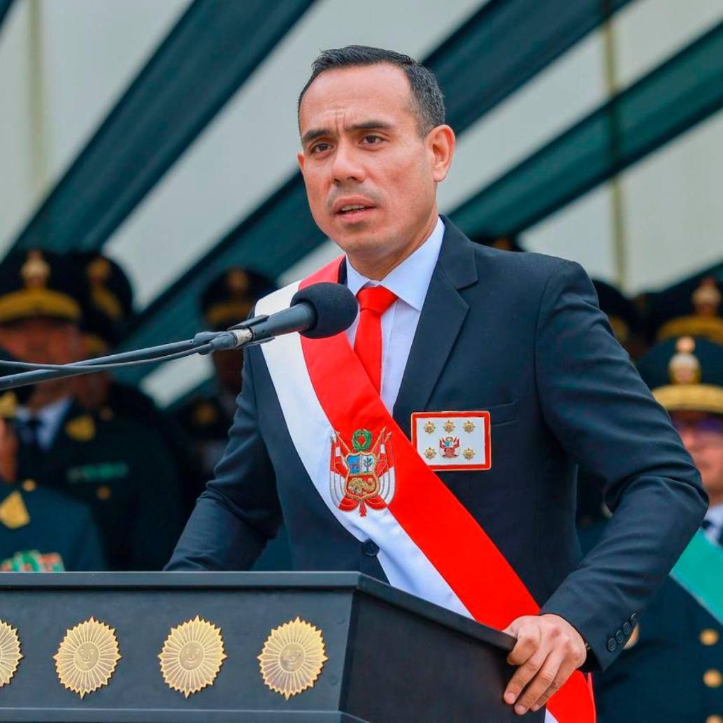 José Jerí es presidente interino de Perú desde el 10 de octubre de 2025 tras la destitución de Dina Boluarte. FOTO: Tomada de X @presidenciaperu