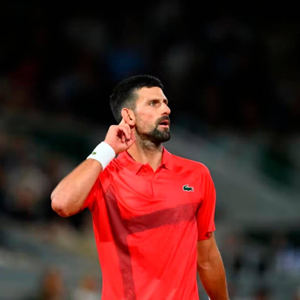 El tenista serbio Novak Djokovic, de 38 años, se ubica en la sexta casilla del ranking de la ATP. FOTO: ROLAND GARROS