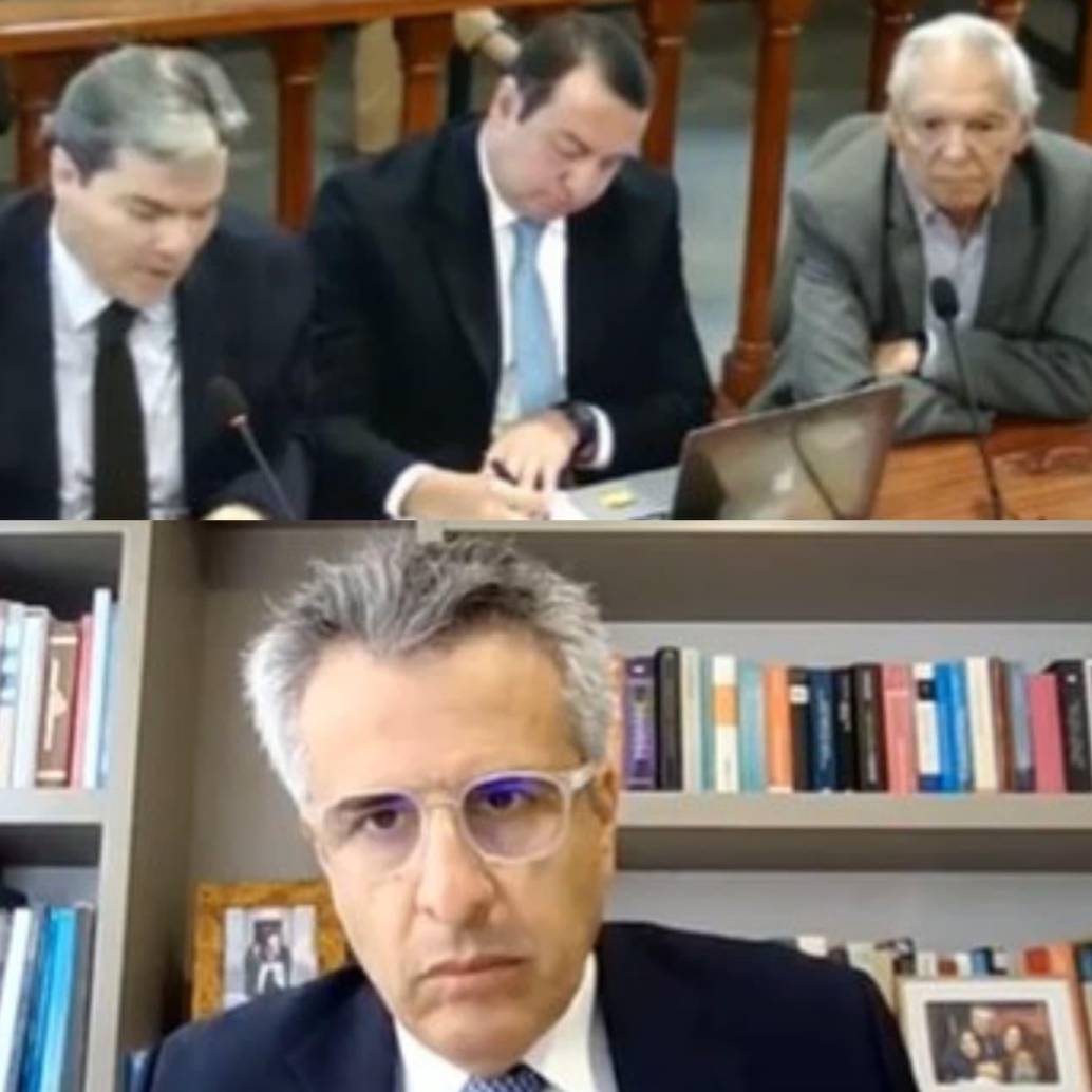 Exministros de Interior, Luis Fernando Velasco y de Hacienda Ricardo Bonilla. Foto: captura de video
