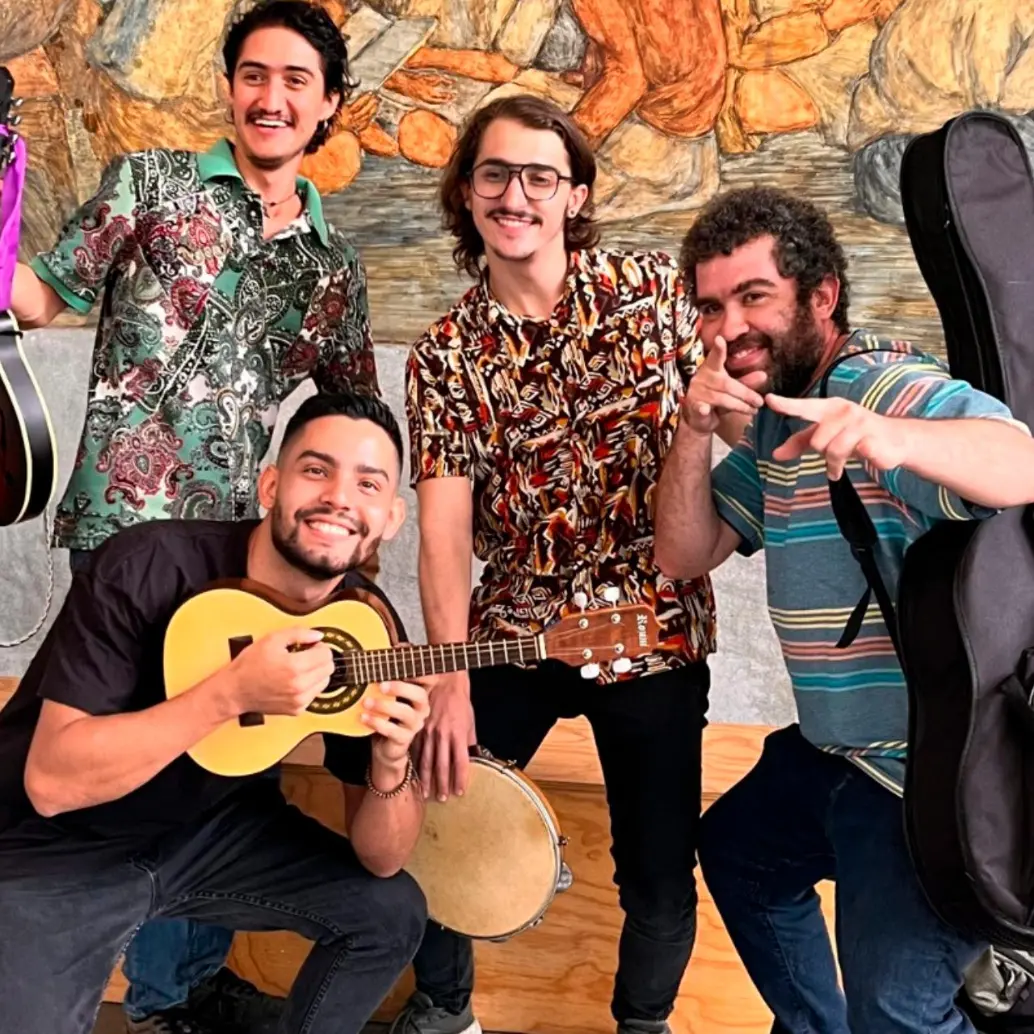 El grupo <i>Os Chorizos se presentará el jueves a las 5:00 pm en la plazoleta Barrientos. Compartirá escenario con Rafael Velloso </i>. FOTO<b><span class="mln_uppercase_mln"> cortesía.</span></b>