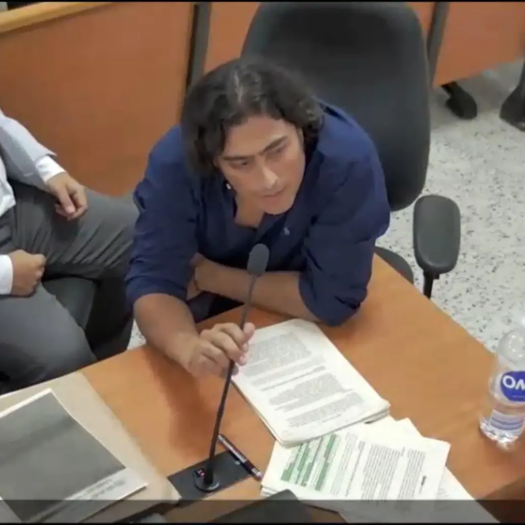 Nicolás Petro, hijo del presidente Gustavo Petro, es investigado por presunta corrupción. Foto: captura de video