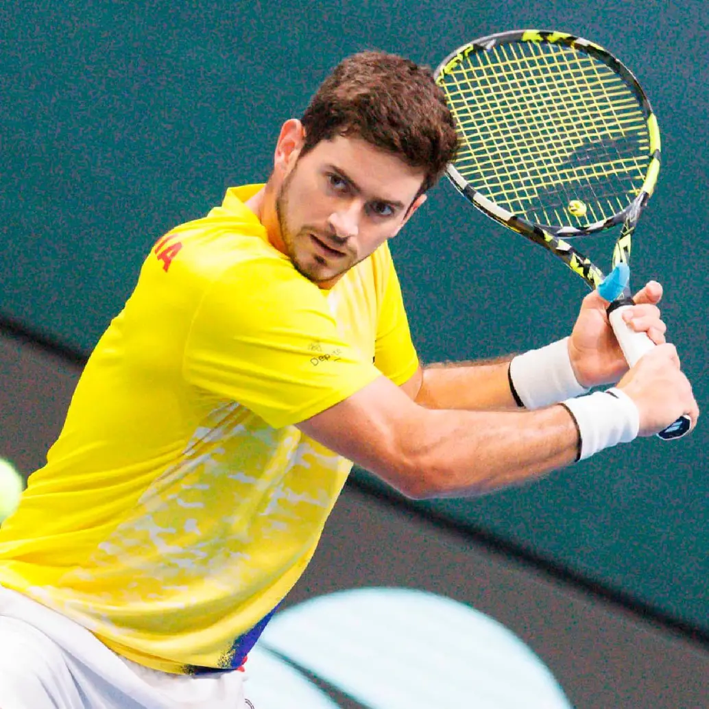 Nicolás Mejía, figura de Colombia en Copa Davis. FOTO X-FEDECOLTENIS