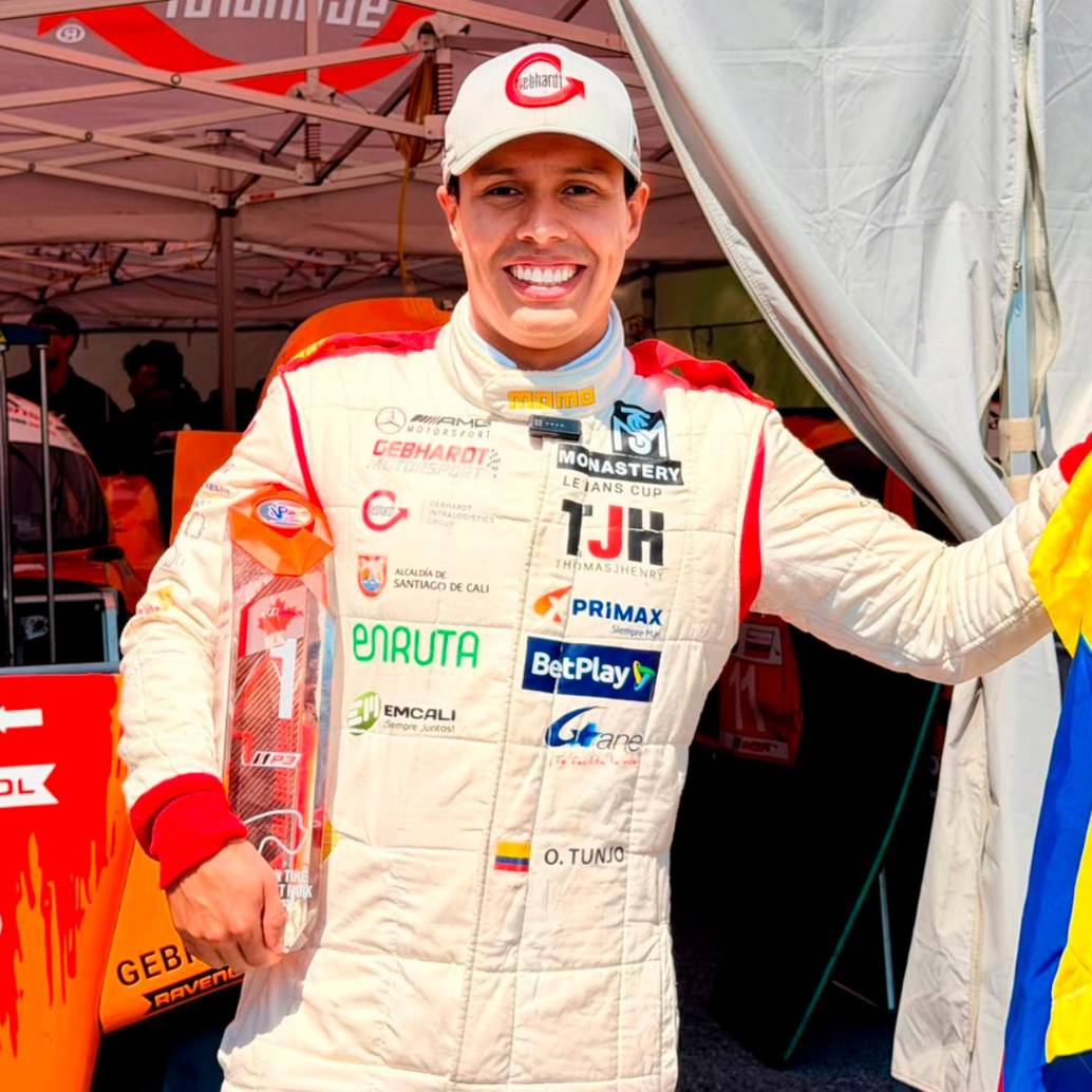Óscar Tunjo ganó una carrera y fue segundo en la otra durante el fin de semana en Toronto, Canadá. FOTO: <b>Cortesía</b>