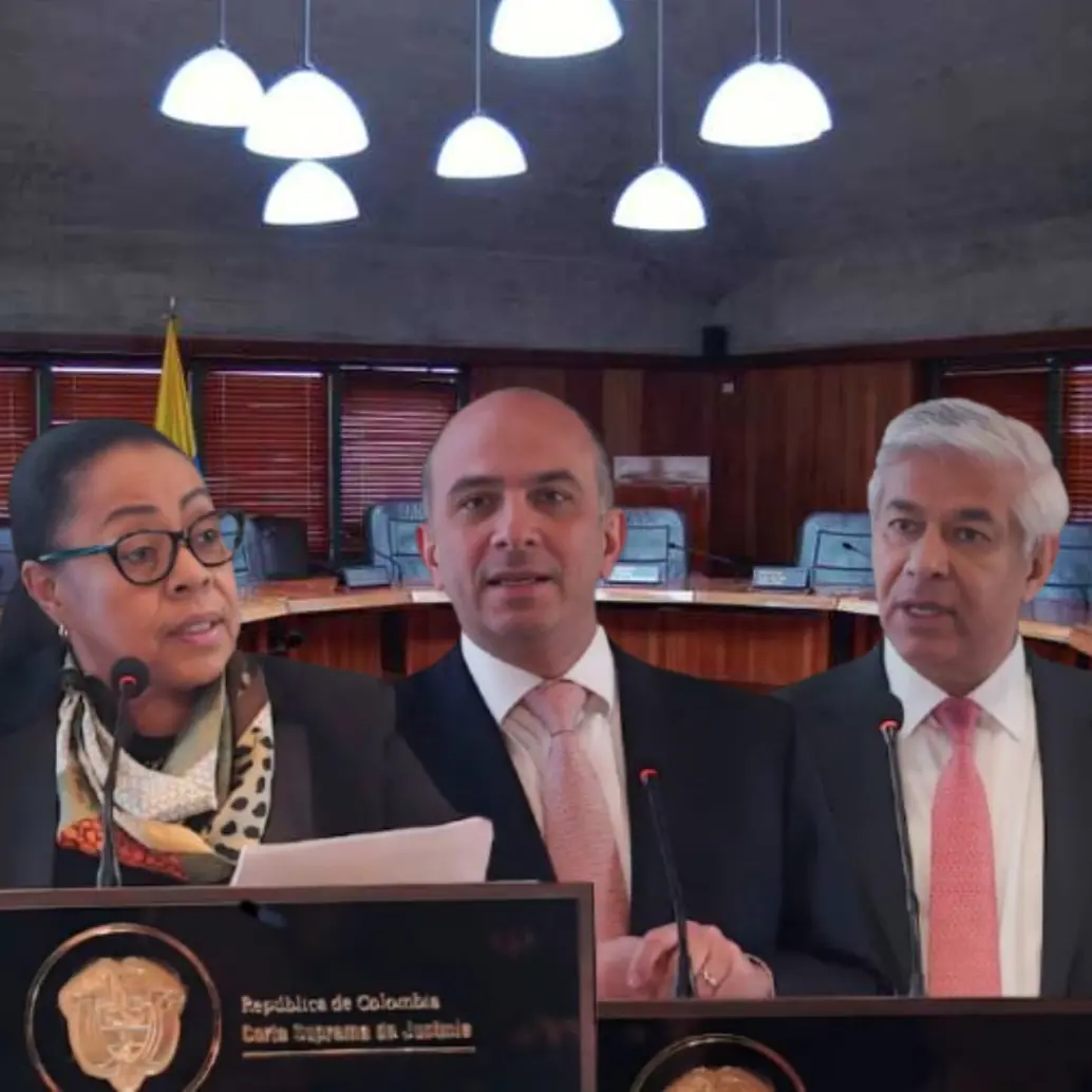 La terna en competencia la integran el exdefensor del Pueblo Carlos Camargo Assis, la jurista María Patricia Balanta Medina y Jaime Humberto Tobar Ordóñez. Foto: Colprensa/EL COLOMBIANO