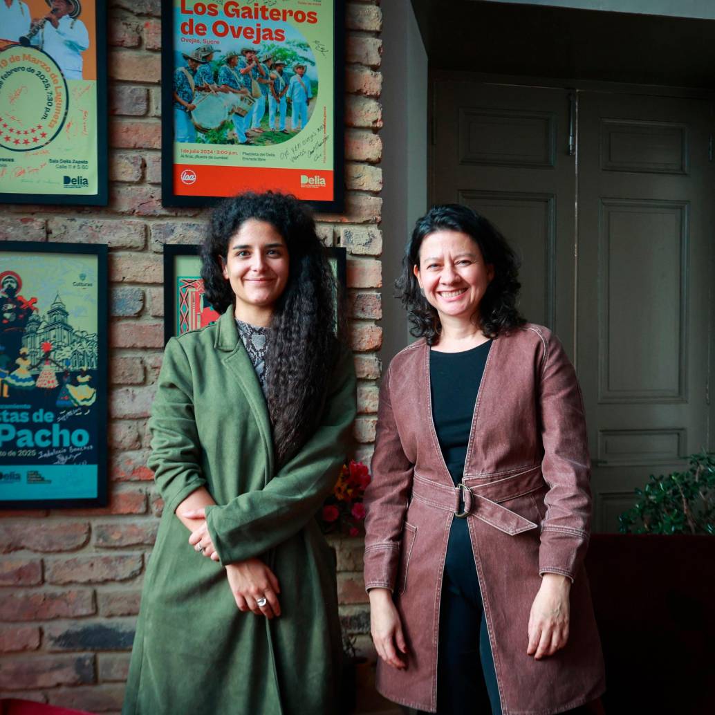 Yannai Kadamani, ministra de cultura y María Mercedes González, directora del Mamm se reunieron en Bogotá. FOTO: Cortesía MinCultura