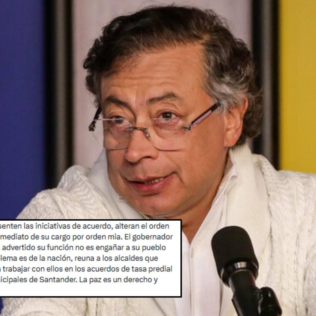 Gustavo Petro, presidente de Colombia, escribió el mensaje a través de su cuenta de X (antes Twitter). Foto: Colprensa/ Redes sociales. 