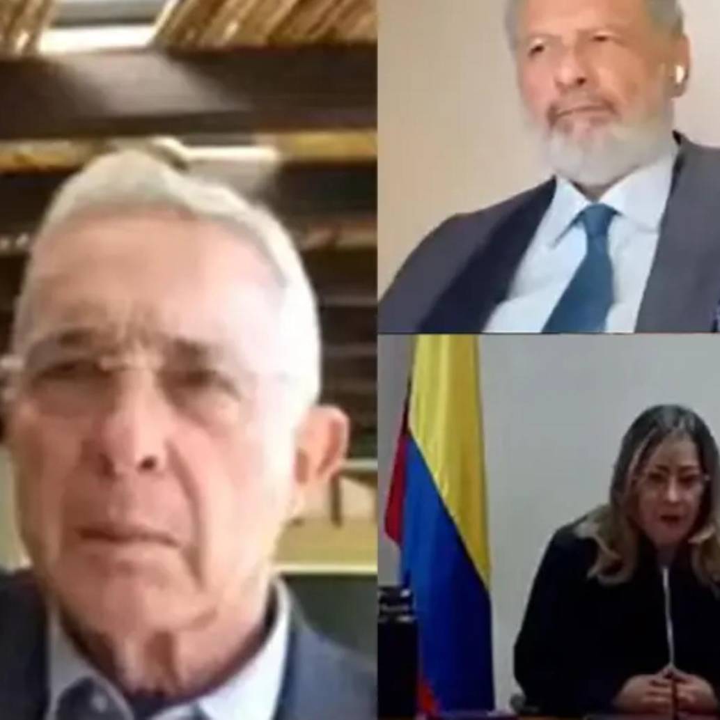 Álvaro Uribe hizo uso de su apelación de manera inmediata y argumentó que se trata de un “juicio político”. FOTO: Captura video audiencia
