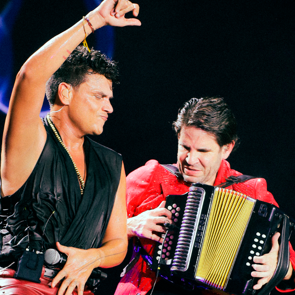 Silvestre Dangond y Juancho De la Espriella llegan a Medellín este sábado 4 de octubre. FOTO: Cortesía José Maestre