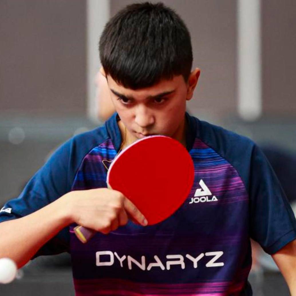 El tenimesista antioqueño Emanuel Otálvaro sigue brillando en las competencias internacionales y en el ranquin sub 17 mundial ya es tercero, a pesar de tener solo 15 años. FOTO MANUEL SALDARRIAGA 