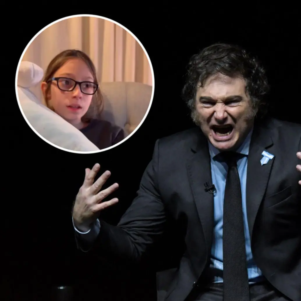 El presidente Javier Milei al parecer habría calificado de kirchnerista a Ian Moche, un niño autista de 12 años. Fotos: Getty Images y redes sociales