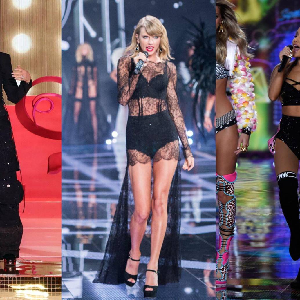 Cher, Taylor Swift y Ariana Grande han sido algunas de las artistas que han cantado sobre la pasarela de Victoria´s Secret. 