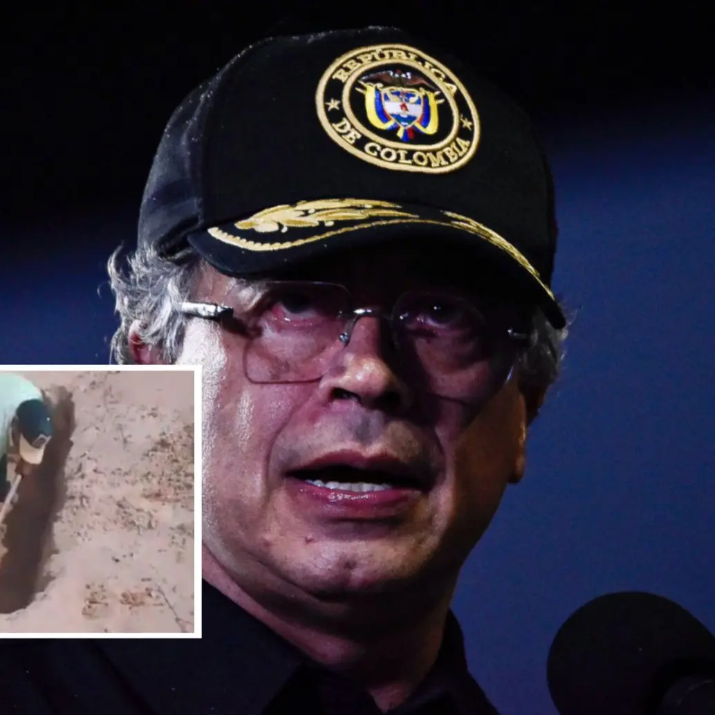 El presidente colombiano Gustavo Petro lanza hipótesis sobre cuerpos hallados en La Guajira e indica que podrían ser víctimas de los bombardeos a las presuntas narcolanchas en el Caribe. Fotos: Colprensa y @petrogustavo