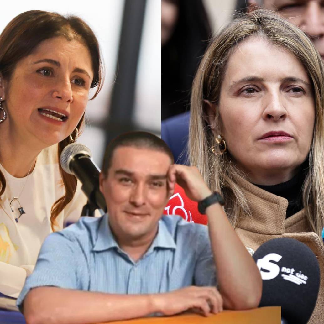 Iris Marín, defensora del Pueblo; el caricaturista Matador y la candidata presidencial Paloma Valencia. Foto: Colprensa