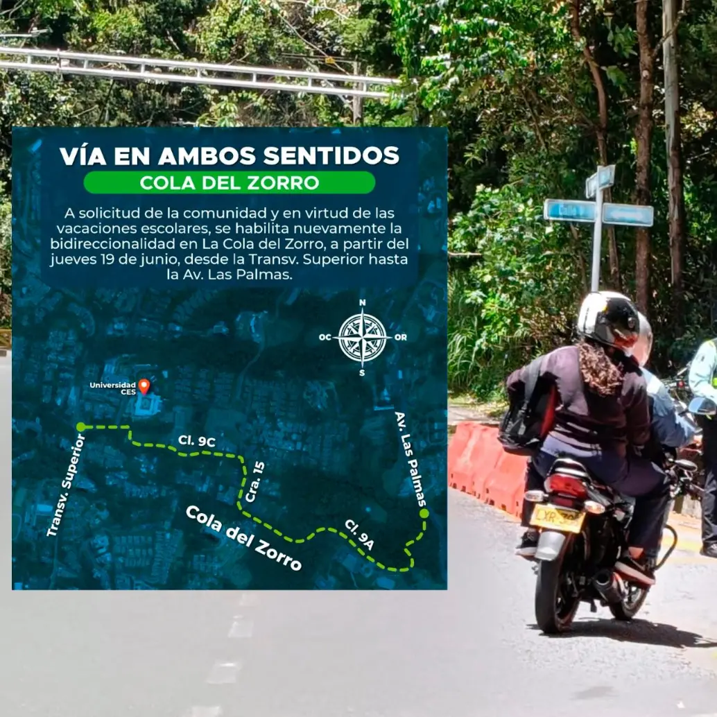 La movilidad en este sector quedó restringida debido al enorme derrumbe ocurrido en la Loma de los Balsos el pasado 6 de mayo. FOTO: CORTESÍA