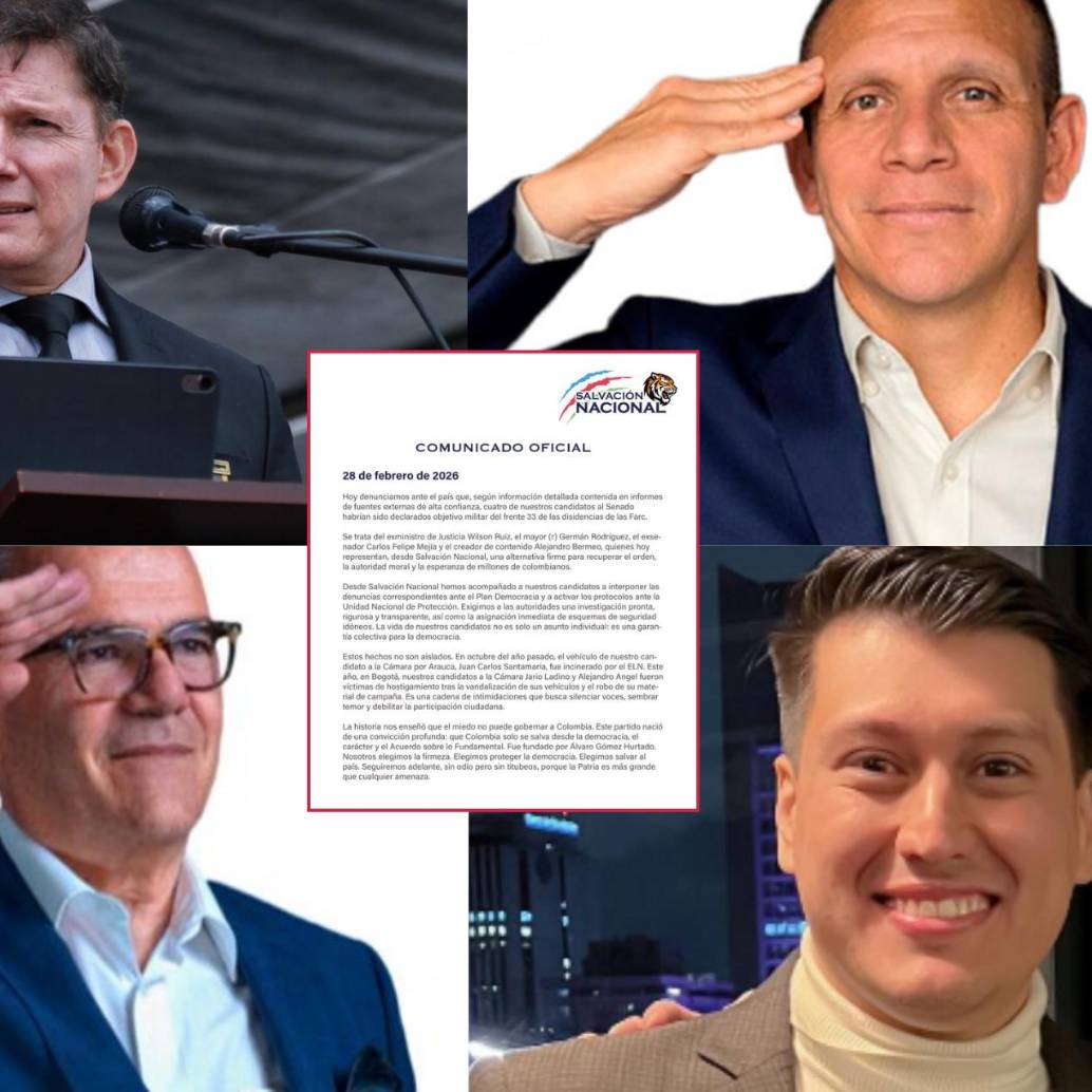 Cuatro de los candidatos al Congreso habrían recibido amenazas. Foto: Colprensa/Redes Sociales. 