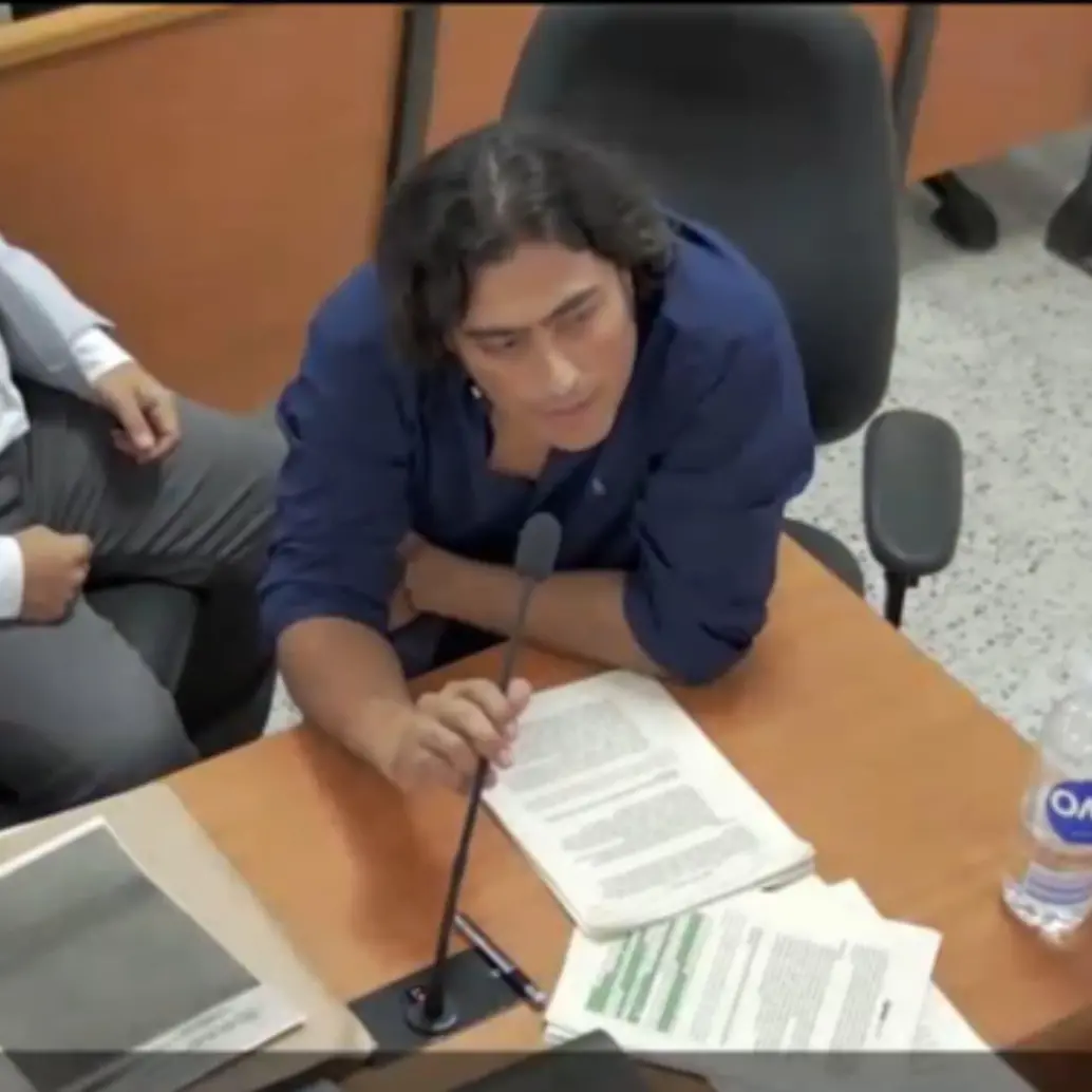 Nicolás Petro, hijo del presidente Gustavo Petro. Foto: captura de video