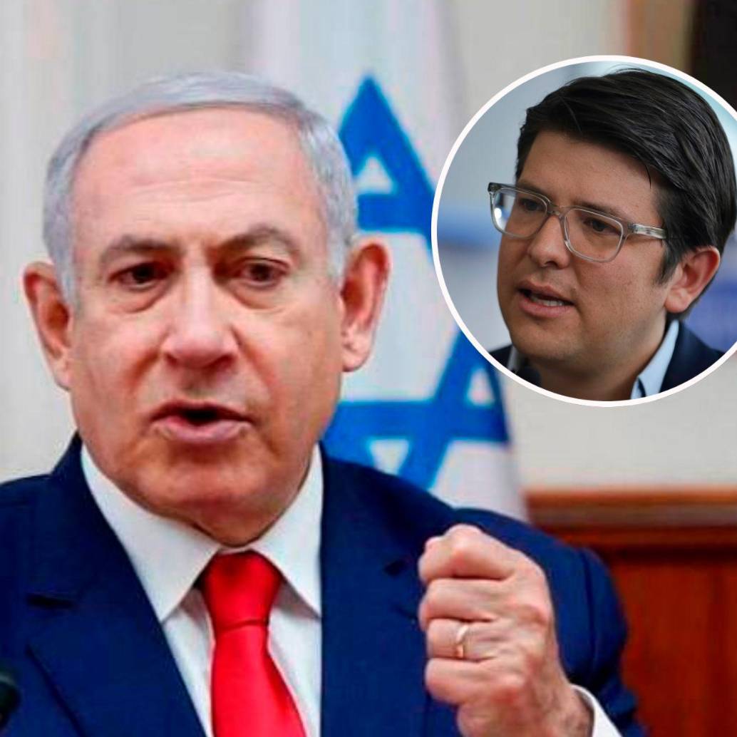 El primer ministro israelí envió sus condolencias por la muerte de Miguel Uribe Turbay a través de redes sociales. FOTOS: AFP y Colprensa