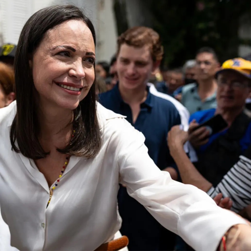 Machado ha sido la voz opositora más fuerte contra el régimen dictatorial venezolano. Foto: Colprensa.
