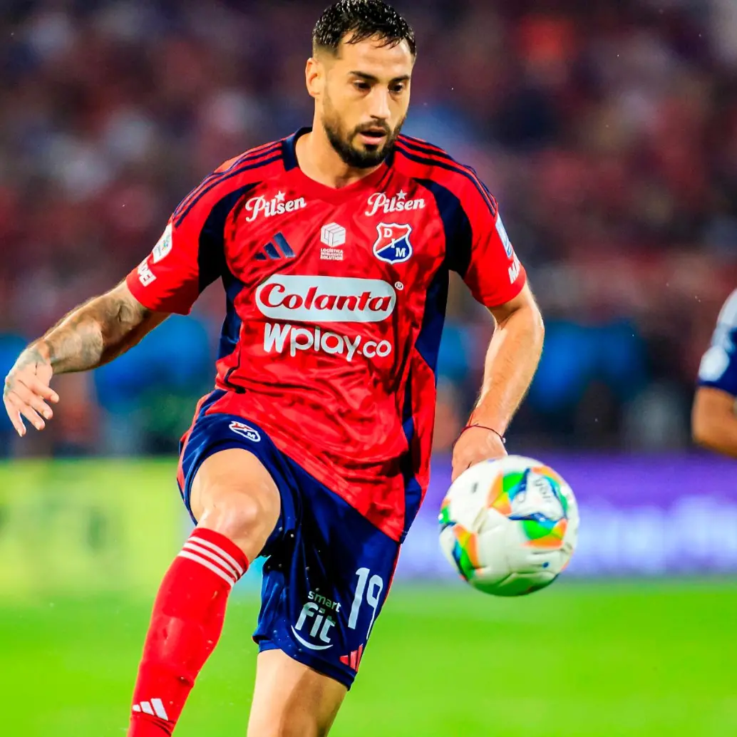El delantero argentino Francisco Fydriszewski es el goleador del Medellín en el torneo Clausura. Suma 8 tantos. Foto: Camilo Suárez