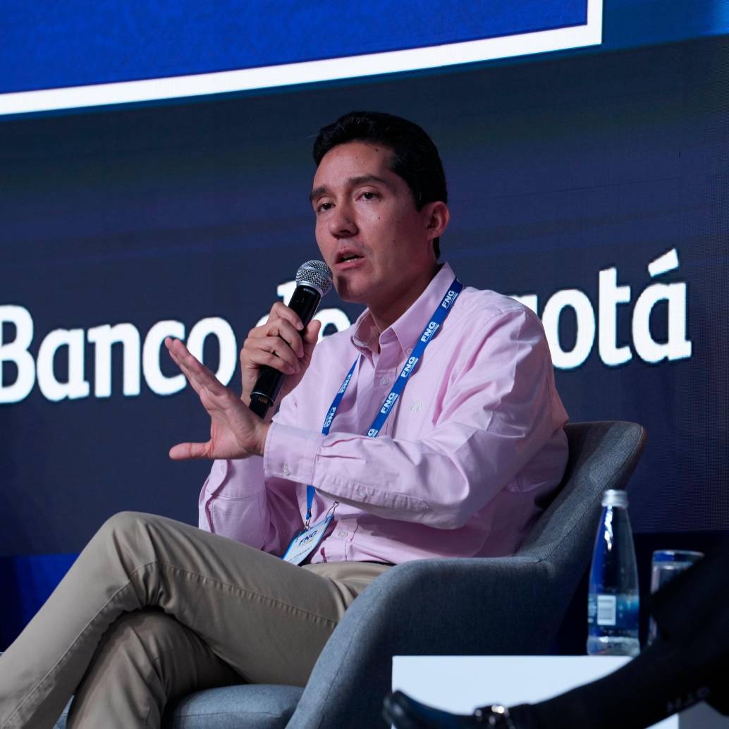 Luis Fernando Mejía, director de Fedesarrollo, aseguró que en 2022, 2023 y 2024 se vieron los niveles más altos de incertidumbre política en Colombia, desde 1990. FOTO CORTESÍA ASOBANCARIA