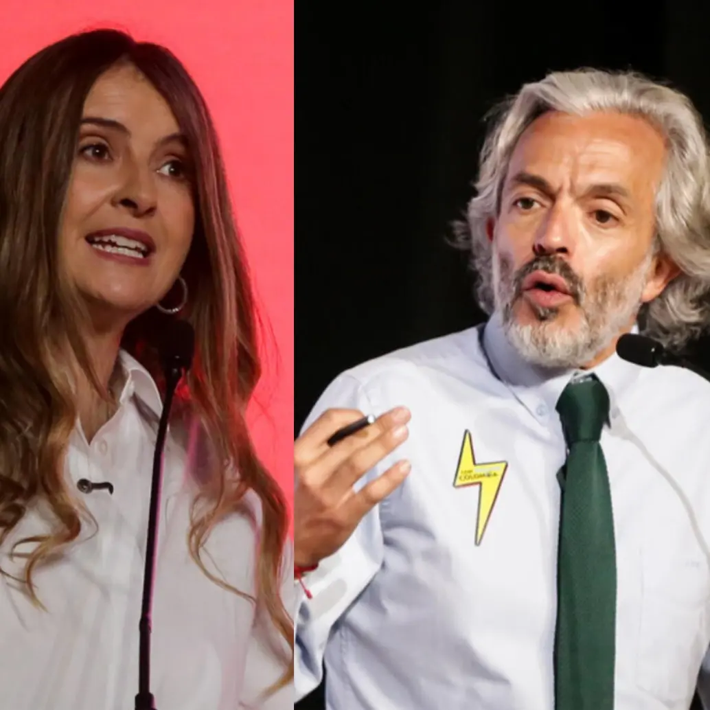 La propuesta de incluir a Álvaro Uribe en un eventual gobierno de Paloma Valencia generó una grieta con su fórmula vicepresidencial. Foto: Colprensa. 