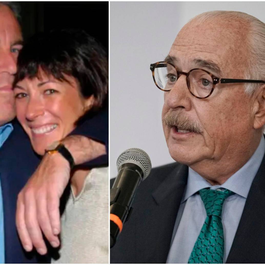 Ghislaine Maxwell cumple una pena de 20 años tras ser condenada en 2021 por reclutar menores de edad para Feffrey Epstein. FOTOS: Getty y Colprensa