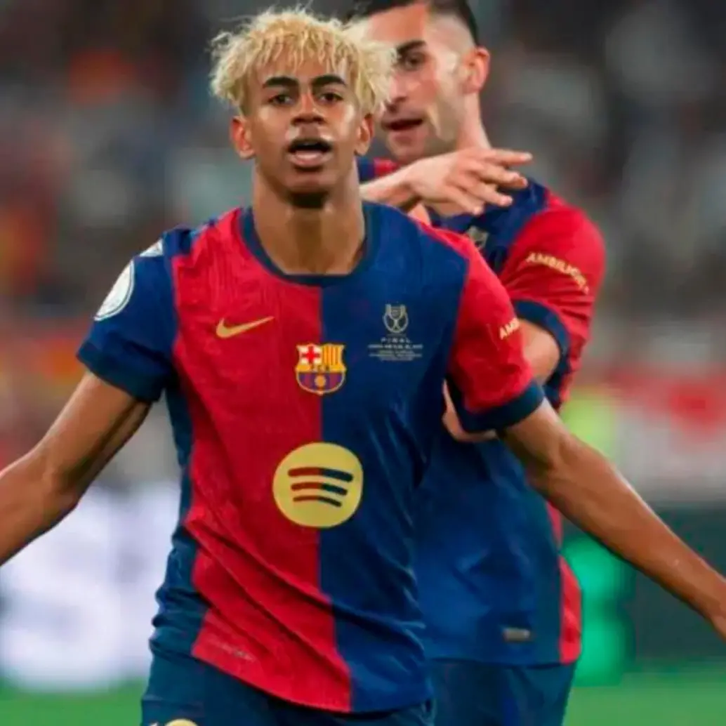 El futbolista Lamine Yamal juega para el Barcelona y la Selección de España. El 13 de julio cumplirá 18 años. FOTO: AFP