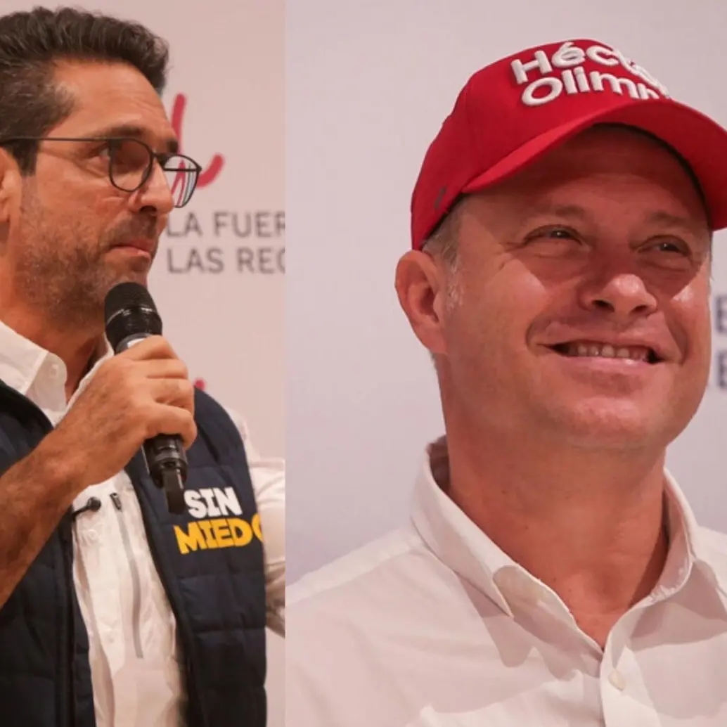 A la izquierda, Juan Guillermo Zuluaga; a la derecha, Héctor Olimpo. FOTOS: COLPRENSA