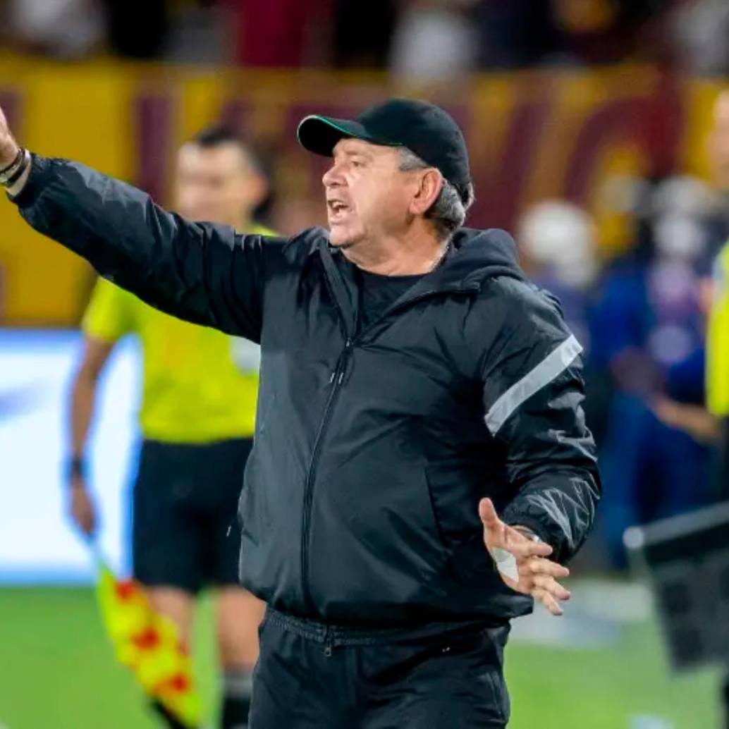 El entrenador antioqueño Hernán Darío Herrera dirige al Once Caldas desde finales de 2023, cuando relevó a Pedro Sarmiento (QEPD). FOTO: JUAN ANTONIO SÁNCHEZ
