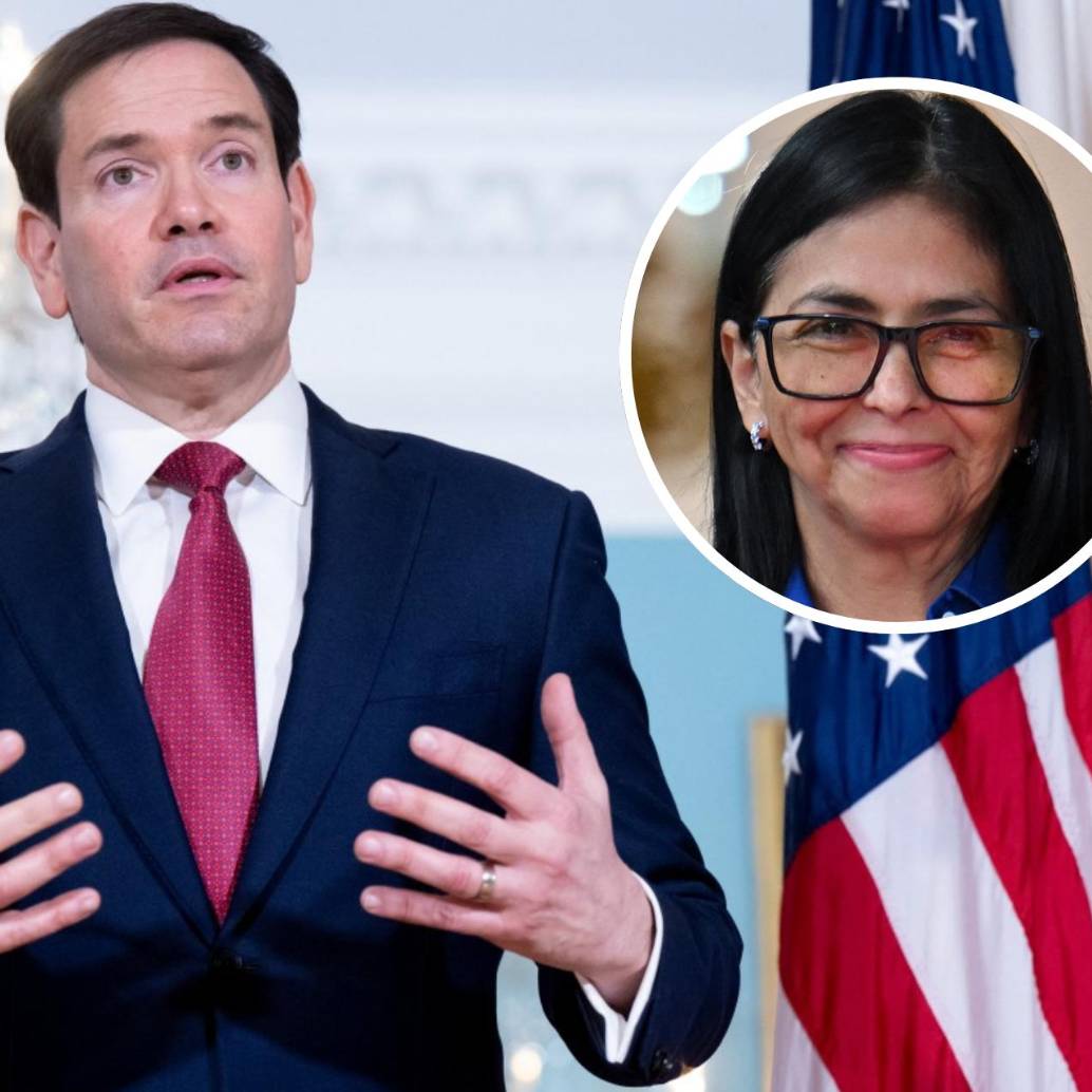Marco Rubio, secretario de Estado de Estados Unidos, dará el día de hoy un discurso en el Senado de ese país sobre el tema de sus relaciones con Venezuela. Foto: AFP. 