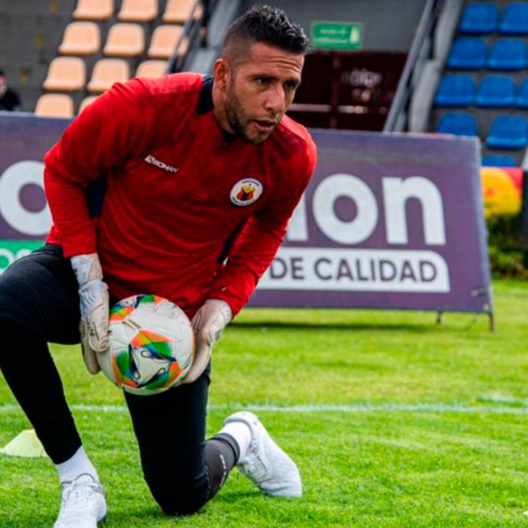 Diego Martínez, arquero y capitán del Deportivo Pasto. FOTO: Tomada de X @DeporPasto