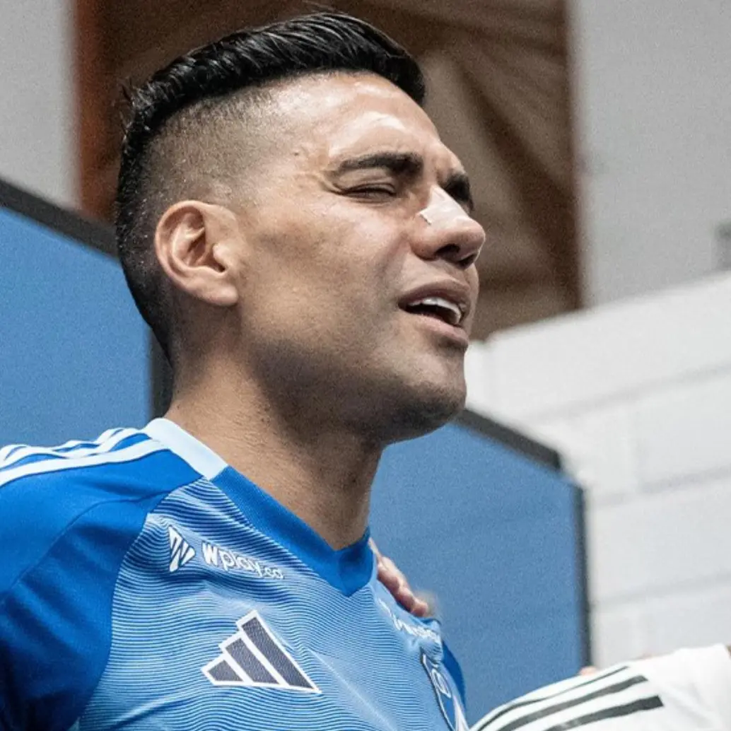 Falcao García cumplió su primer año con Millonarios, por lo que se encuentra definiendo su futuro tras terminar este semestre. FOTO: Tomada de redes sociales Millonarios
