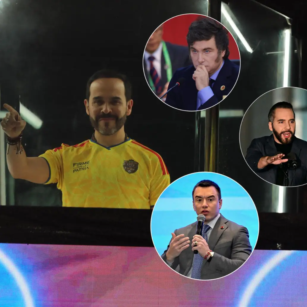 Abelardo de la Espriella se une al grupo de outsiders en Latinoamérica que se presentaron como “salvadores” en sus contiendas electorales y se llevaron la victoria en las urnas. Fotos: Colprensa, AFP y Getty Images